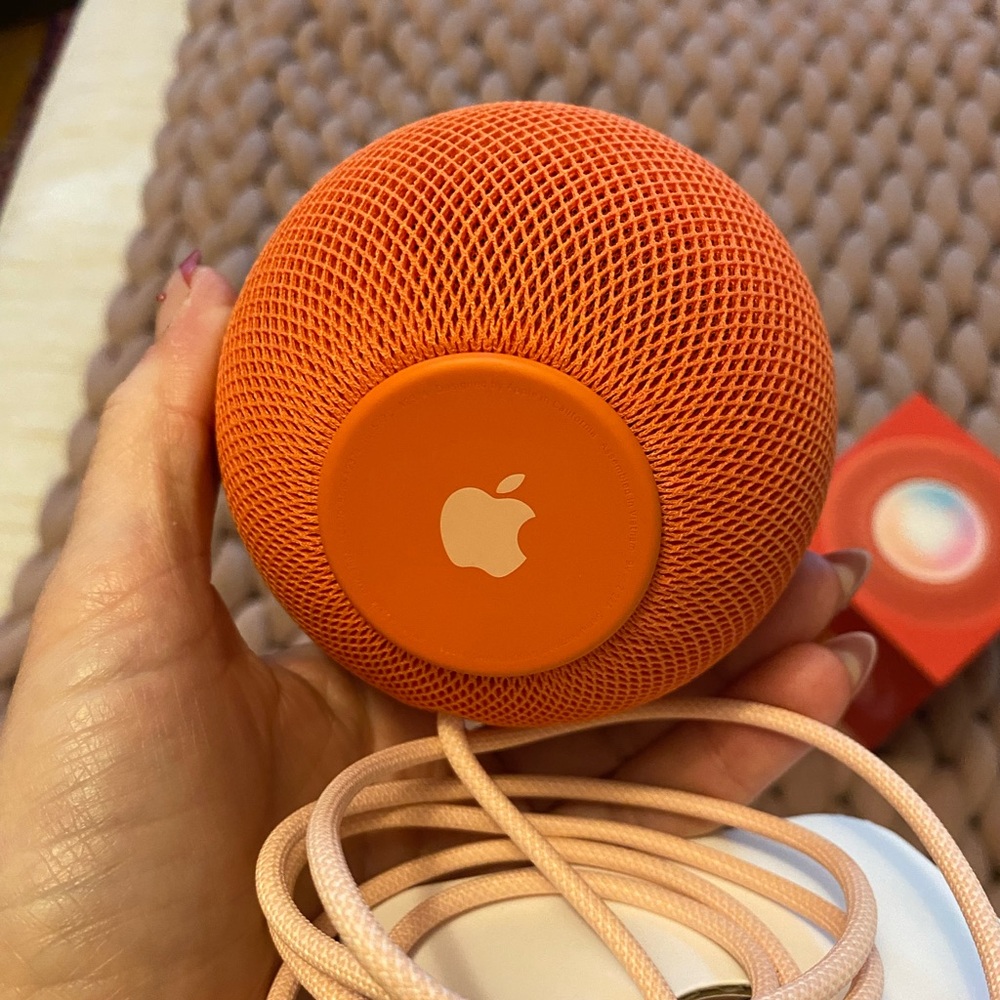 Apple HomePod mini Portable Speaker - Bright Orange